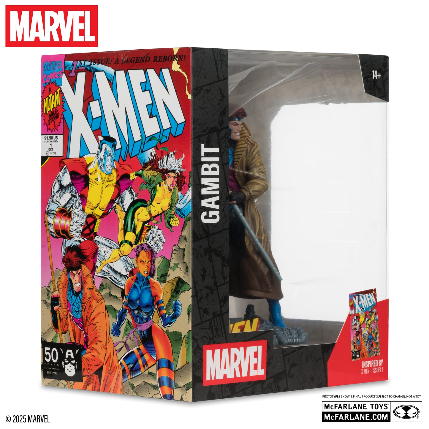 Mcfarlane Toys Marvel 1:10 - Gambit with Scene