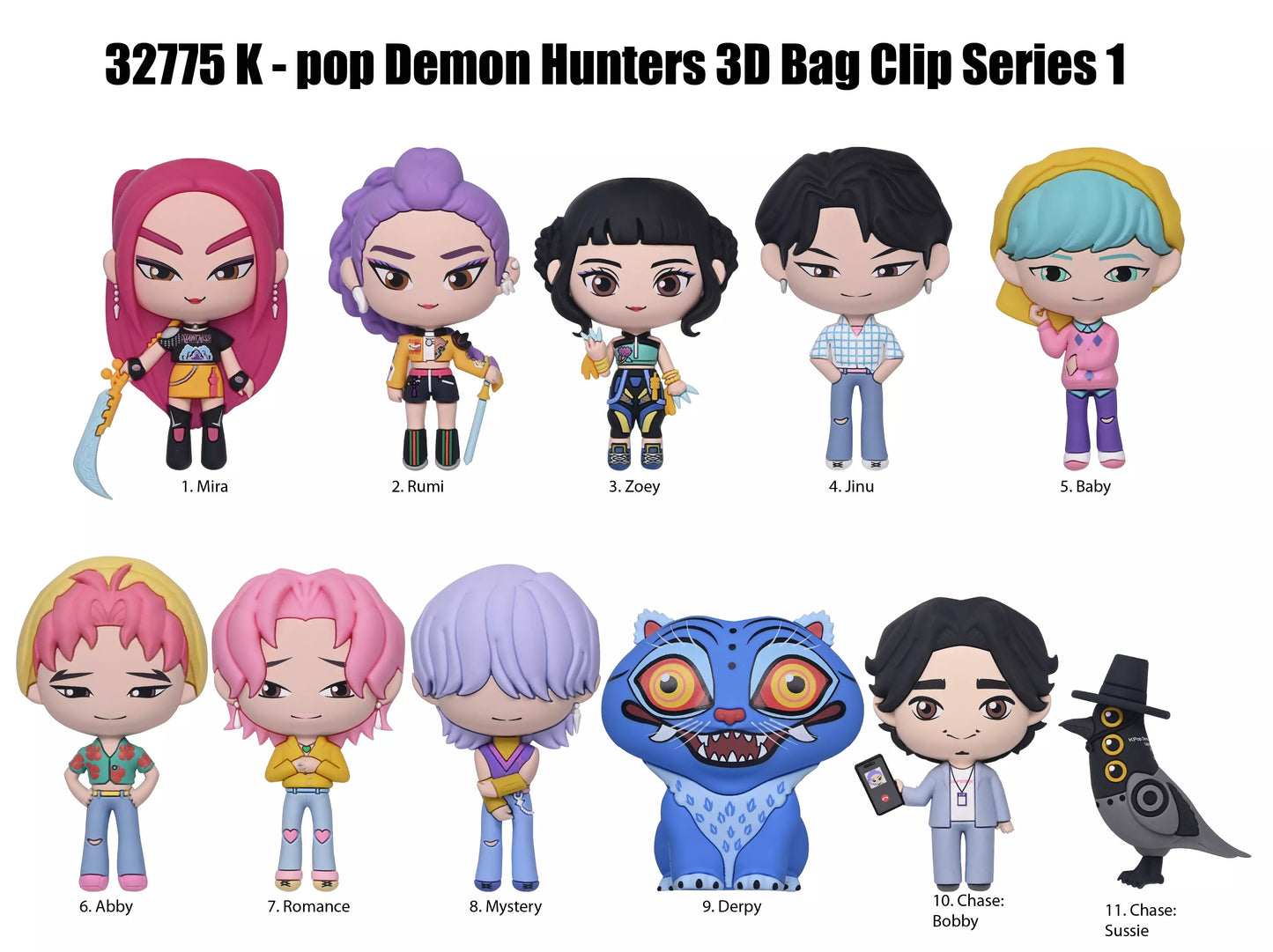 Figural Bag Clip - Demon Hunters Series 1