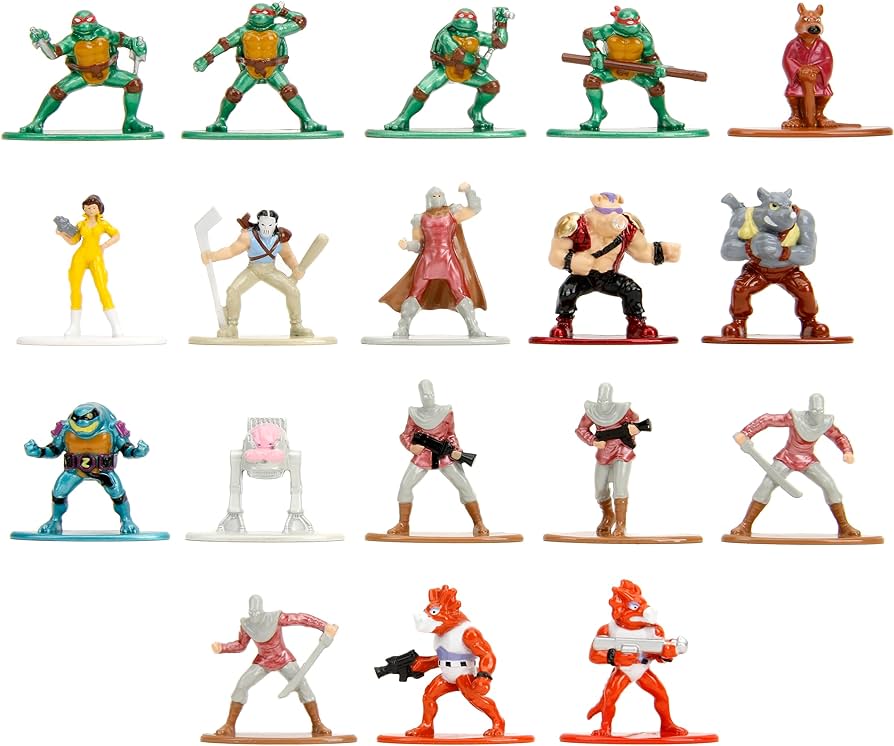 Jada Toys Metalfigs 18pack Teenage Ninja Mutant Turtles