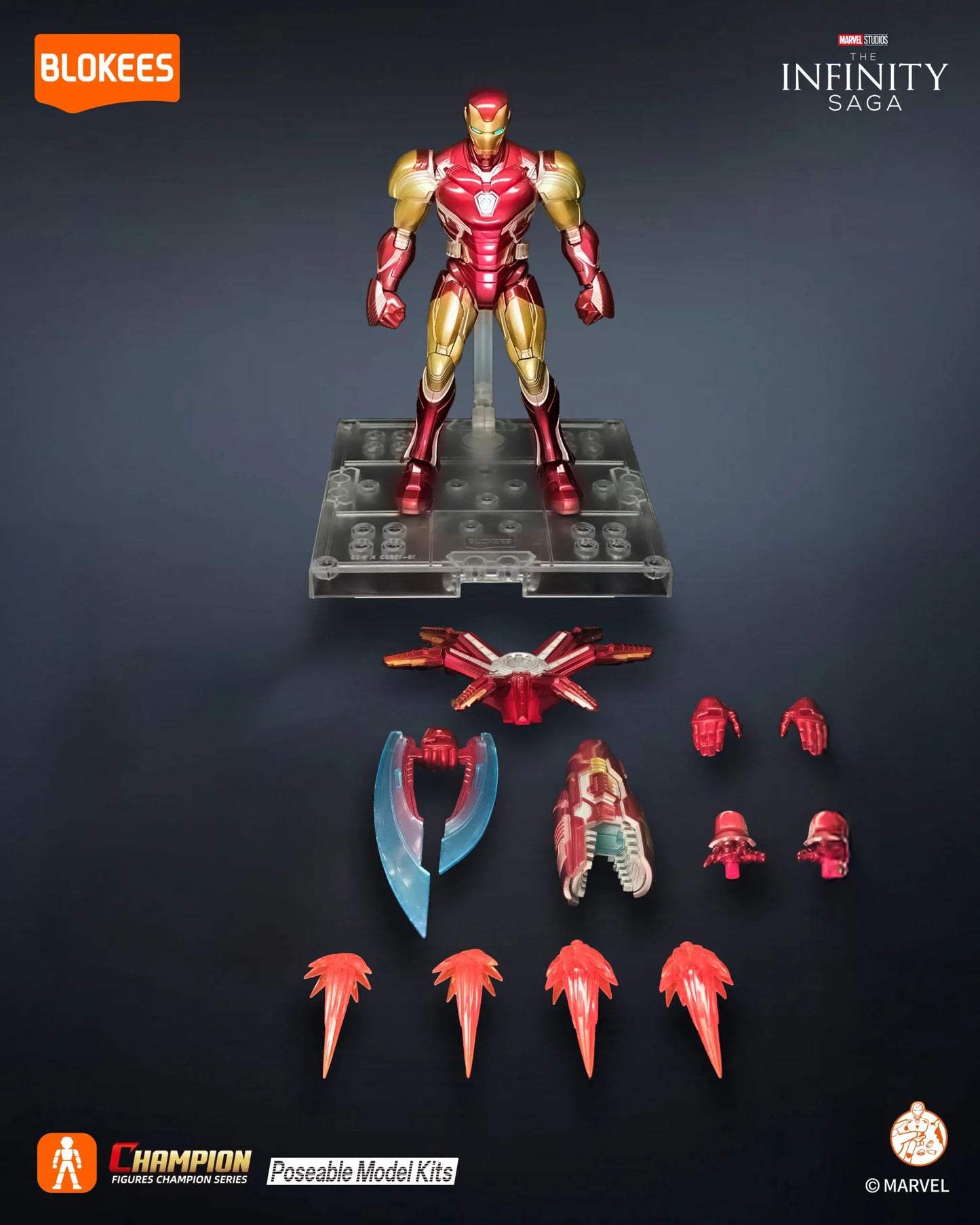 Blokees Model Kits - Champions Class Iron Man Mark LXXXV