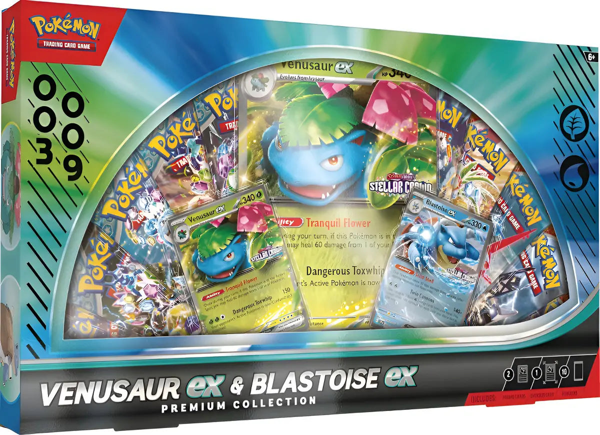TCG Pokemon - Venusaur EX & Blastoise EX Premium Collection