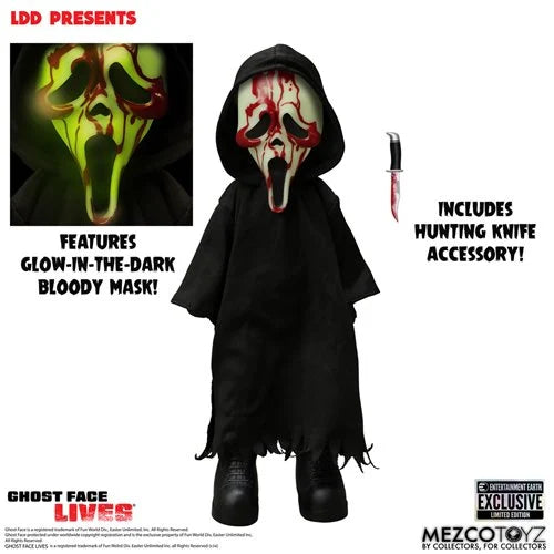 Mezco Toys LDD - Ghost Face Lives Bloody GITD 10inch