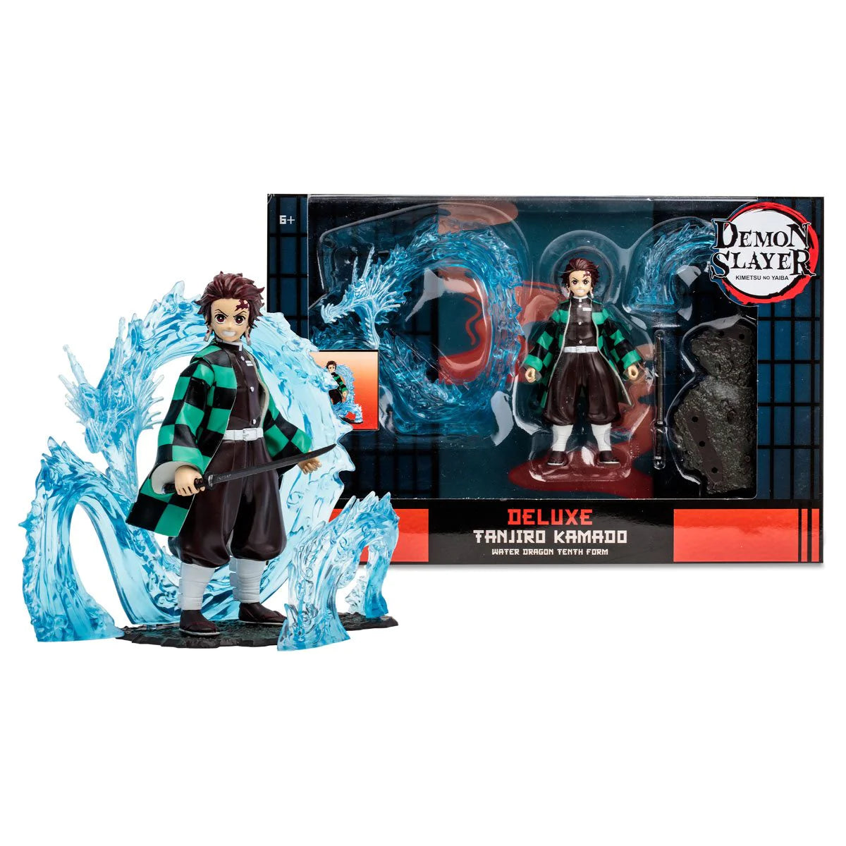 McFarlane Demon Slayer - Tanjiro Dragon de Agua Deluxe 5"