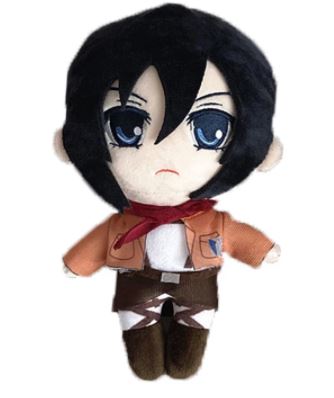 Peluche Attack on titan - Mikasa 8"