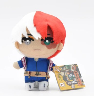 PELUCHE/LLAVERO MY HERO ACADEMIA - TODOROKI SHOTO (10CM)