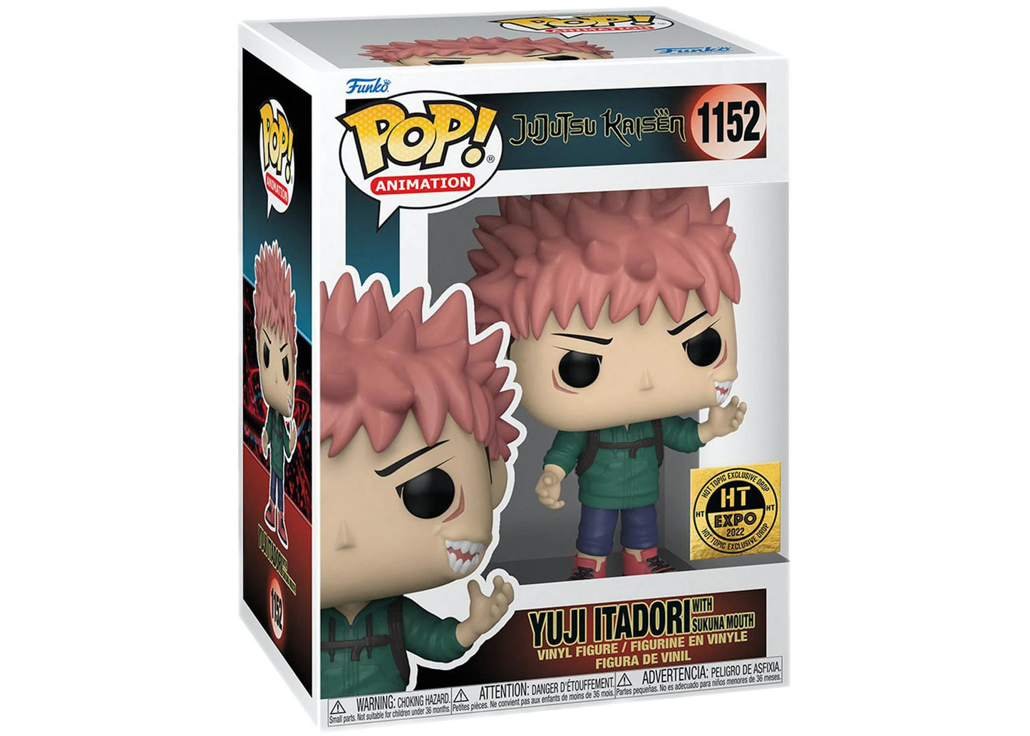Funko Pop Jujutsu Kaisen - Itadori with Sukuna mouth