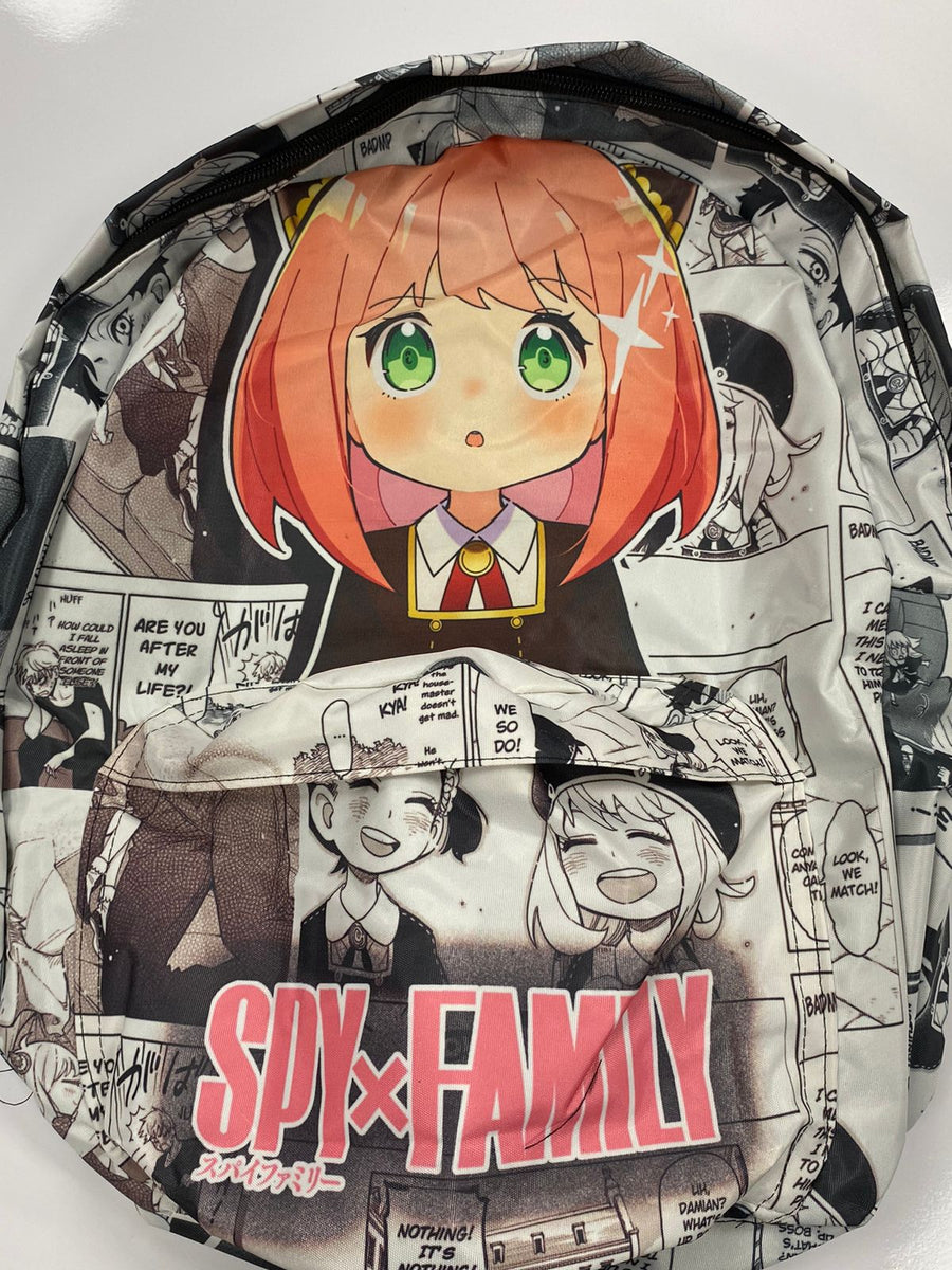 PACK MOCHILA Y ESTUCHE ania spy family serie anime kawaii cute linda material  escolar