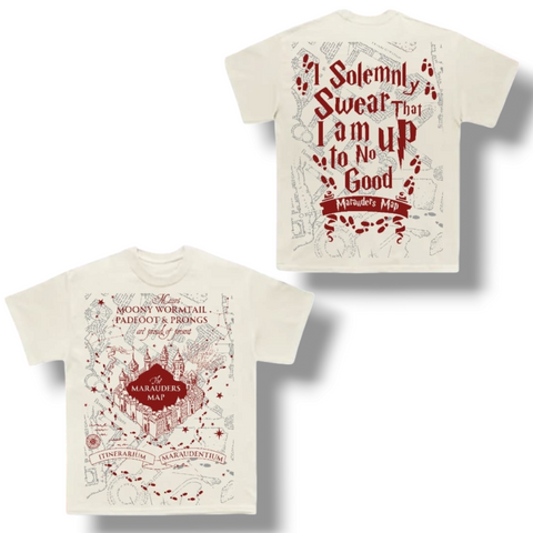 Playera Marauders Map Harry Potter - ARCADE