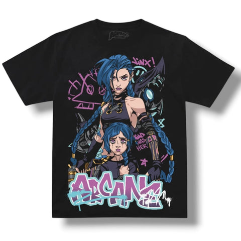 Playera Arcane Jinx - ARCADE