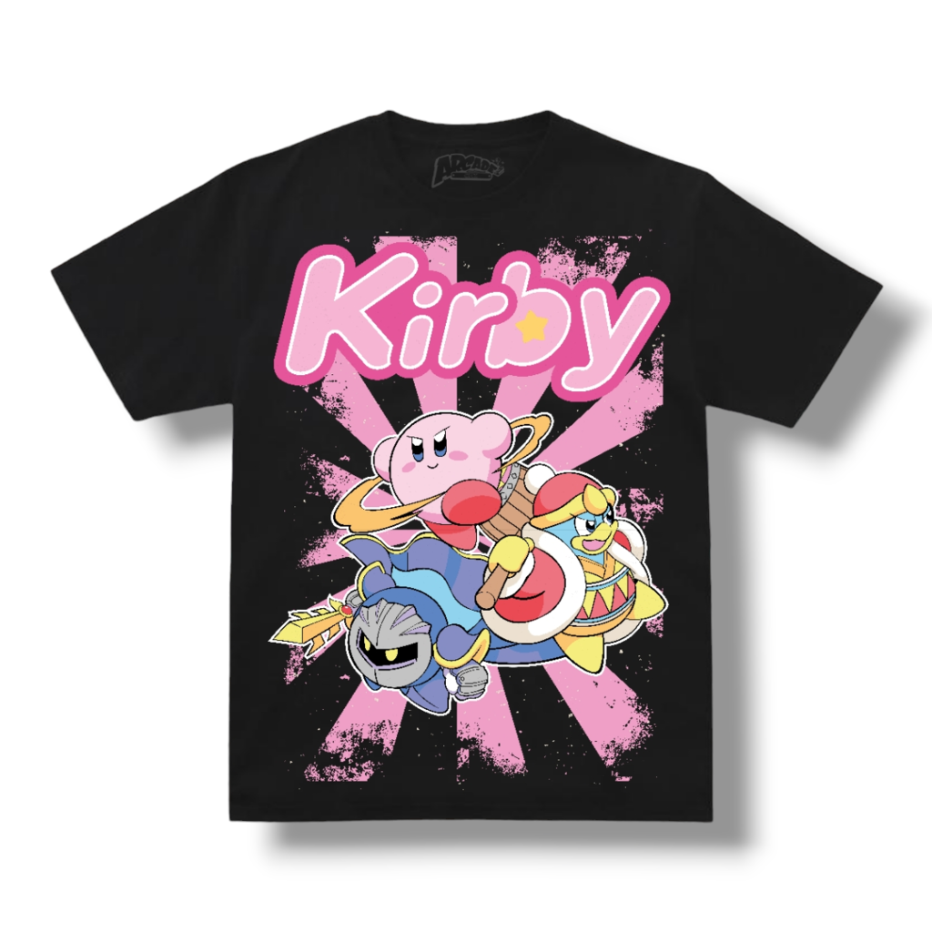Playera Kirby y Villanos - ARCADE