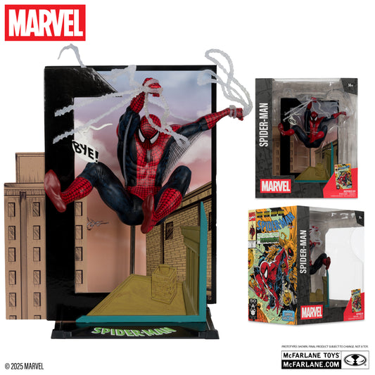 Mcfarlane Toys Marvel 1:10 - Spider-Man with Scene