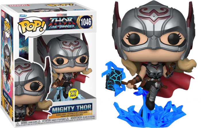 Funko POP Thor Love and Thunder - Mighty Thor GITD