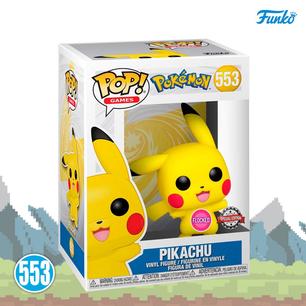 Funko POP Pokemon - Pikachu (Flocked)