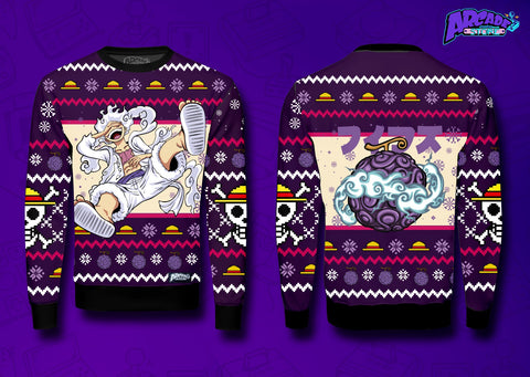 Ugly Sweater Luffy Gear5 - Arcade