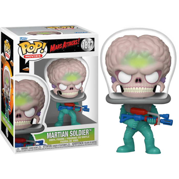 Funko POP Mars Attack - Martian Soldier w/Gun