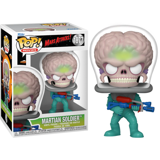 Funko POP Mars Attack - Martian Soldier w/Gun