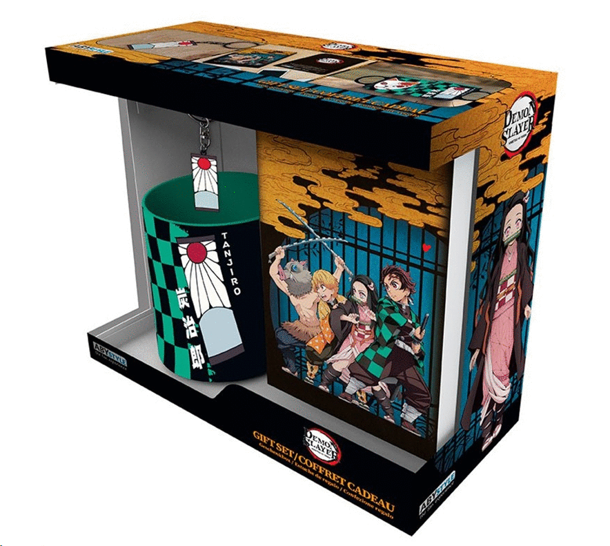 AbyStyle Set Taza, Libreta y Llavero - Demon Slayer