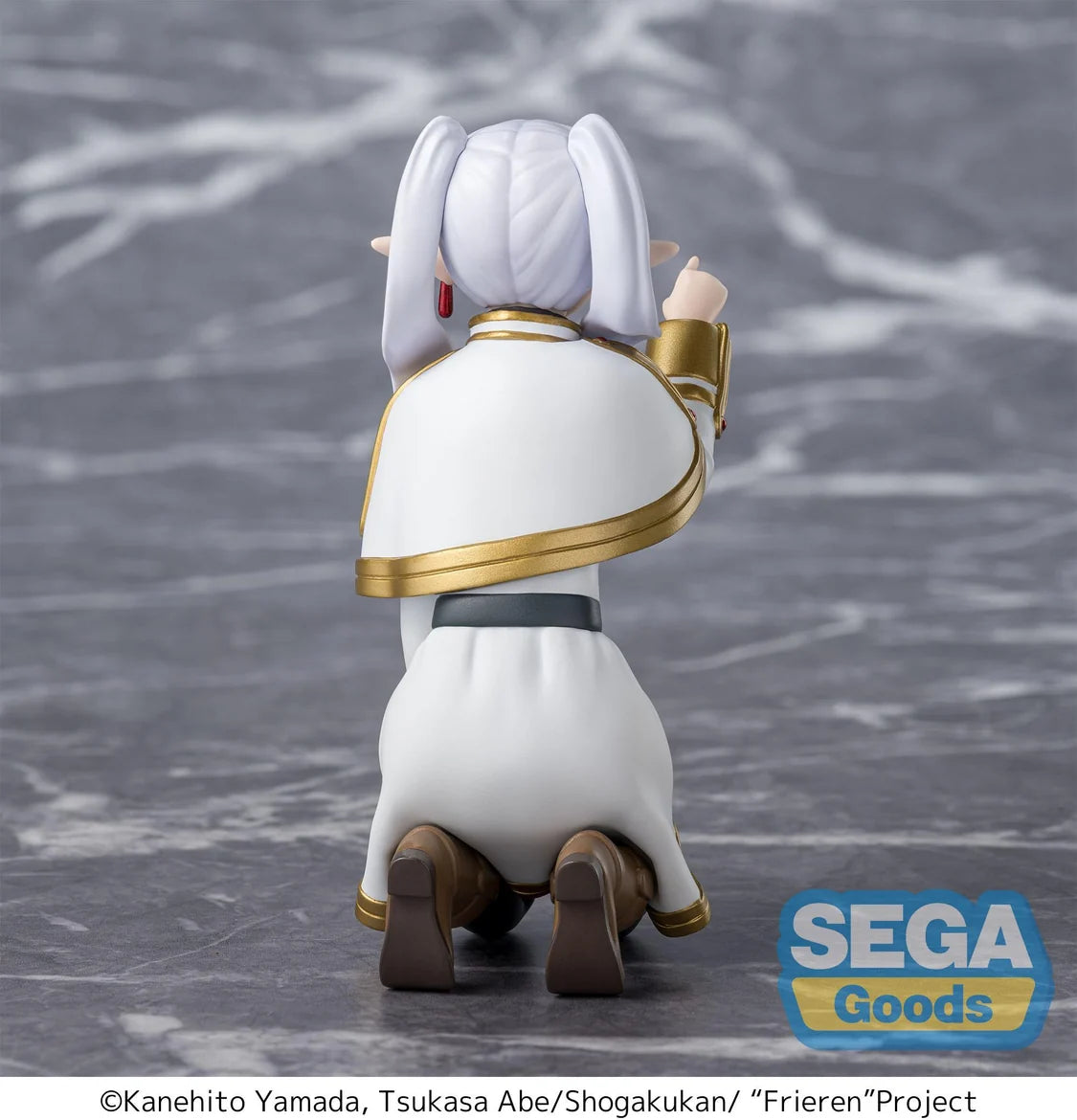 Sega Frieren Poking Something Statue