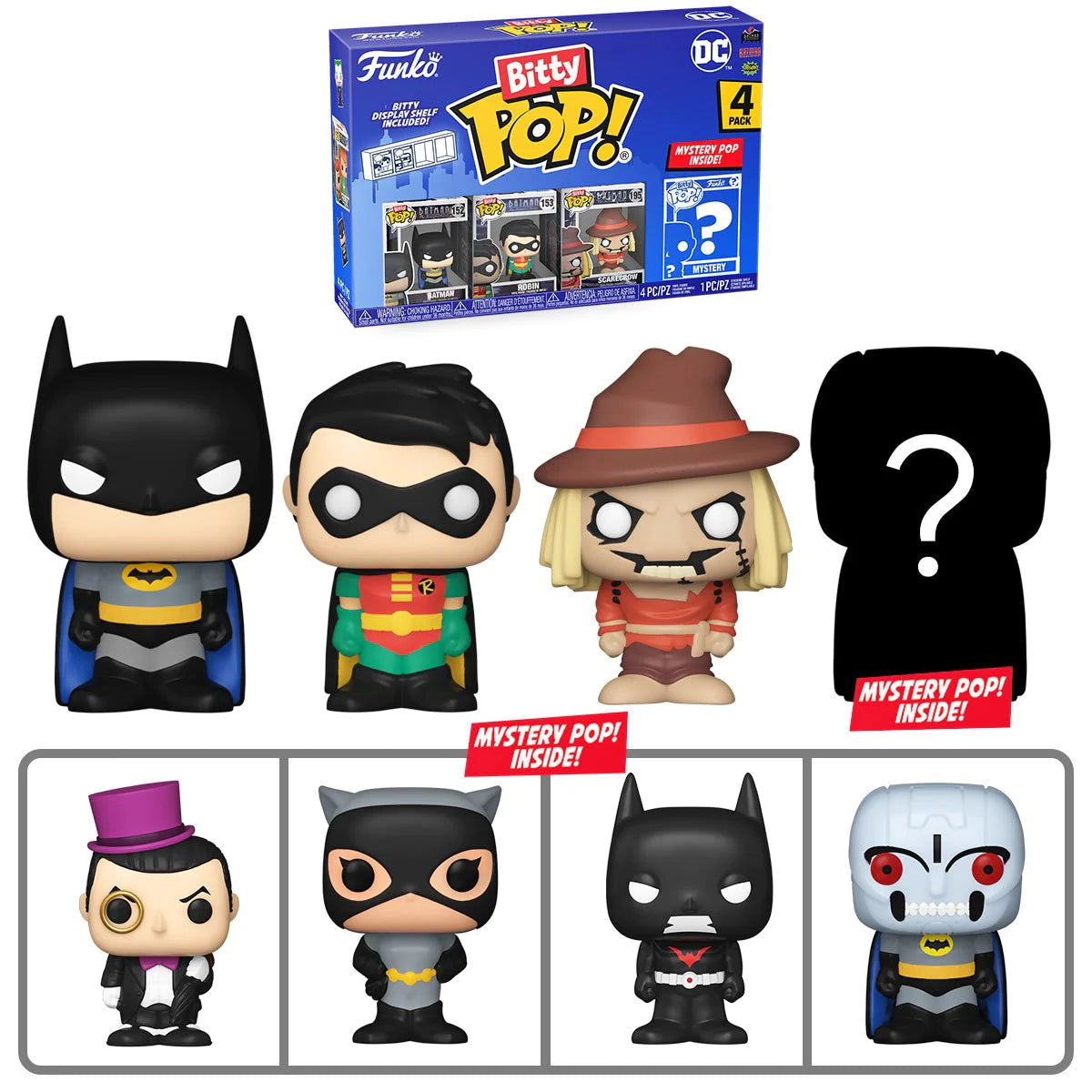 Funko Bitty POP DC - Batman 4pack