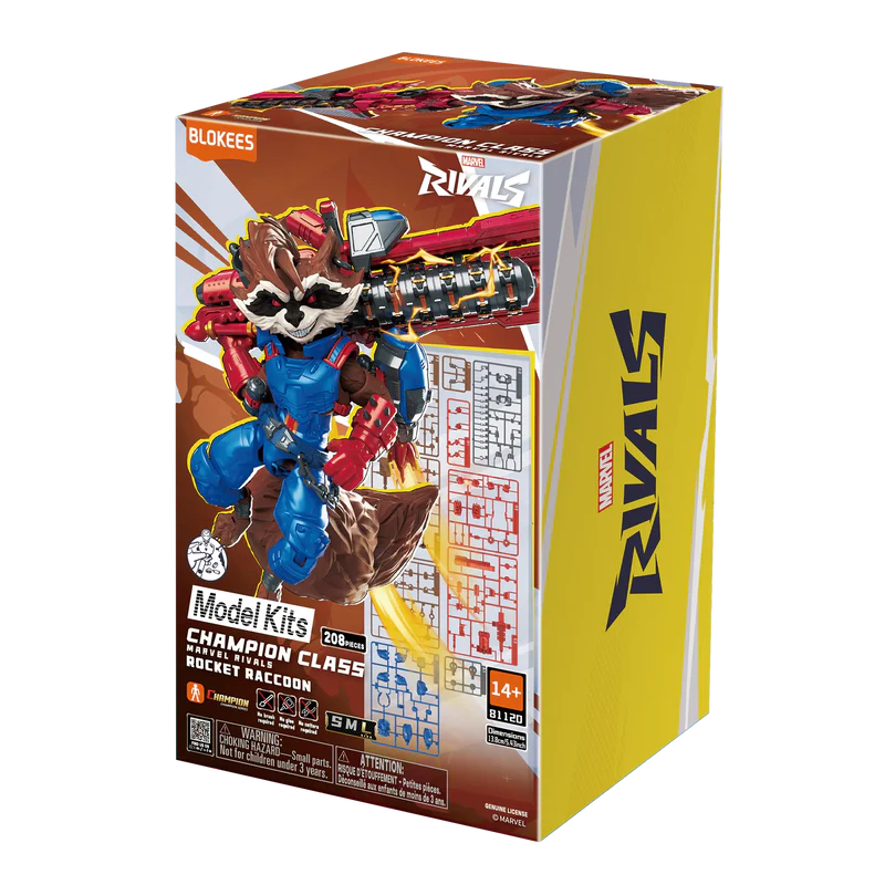 Blokees Model Kits Marvel Rivals - Rocket Racoon Champions Class