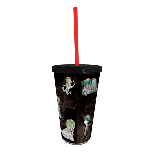 AbyStyle Vaso Junji Ito 16oz con tapa y popote