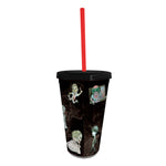 AbyStyle Vaso 16oz con tapa y popote