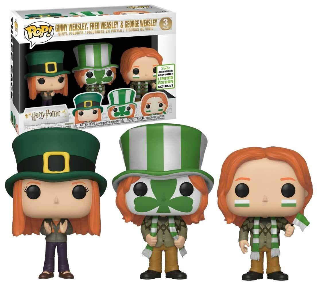 Funko POP 3Pack Harry Potter - Ginny/Fred/Geroge Weasley at Quidditch