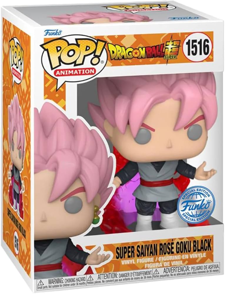 Funko POP Dragon Ball Super- SS Rosé Goku Black GITD