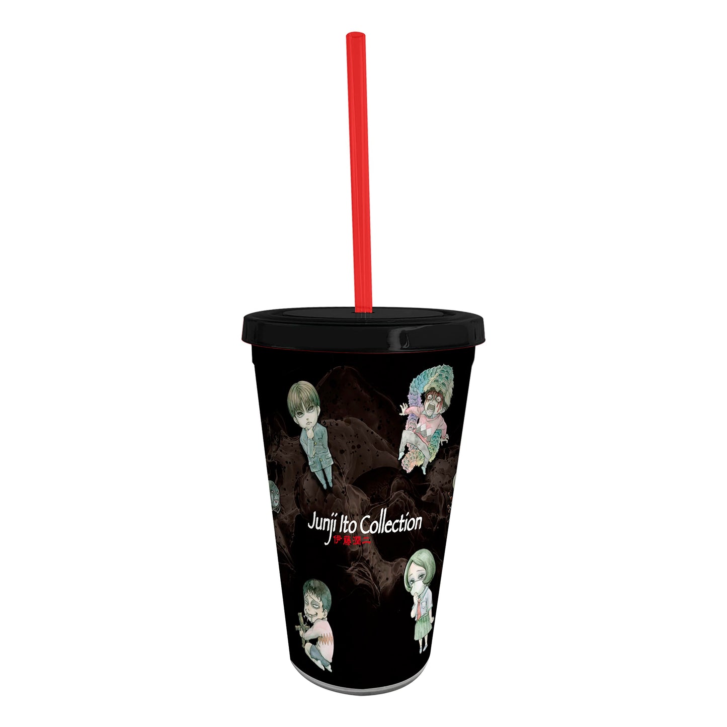 AbyStyle Vaso Junji Ito 16oz con tapa y popote
