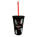 AbyStyle Vaso 16oz con tapa y popote