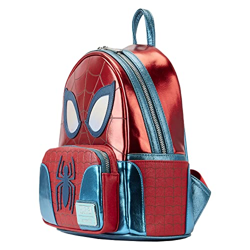 Mini Backpack Loungefly Spider-Man Metallic