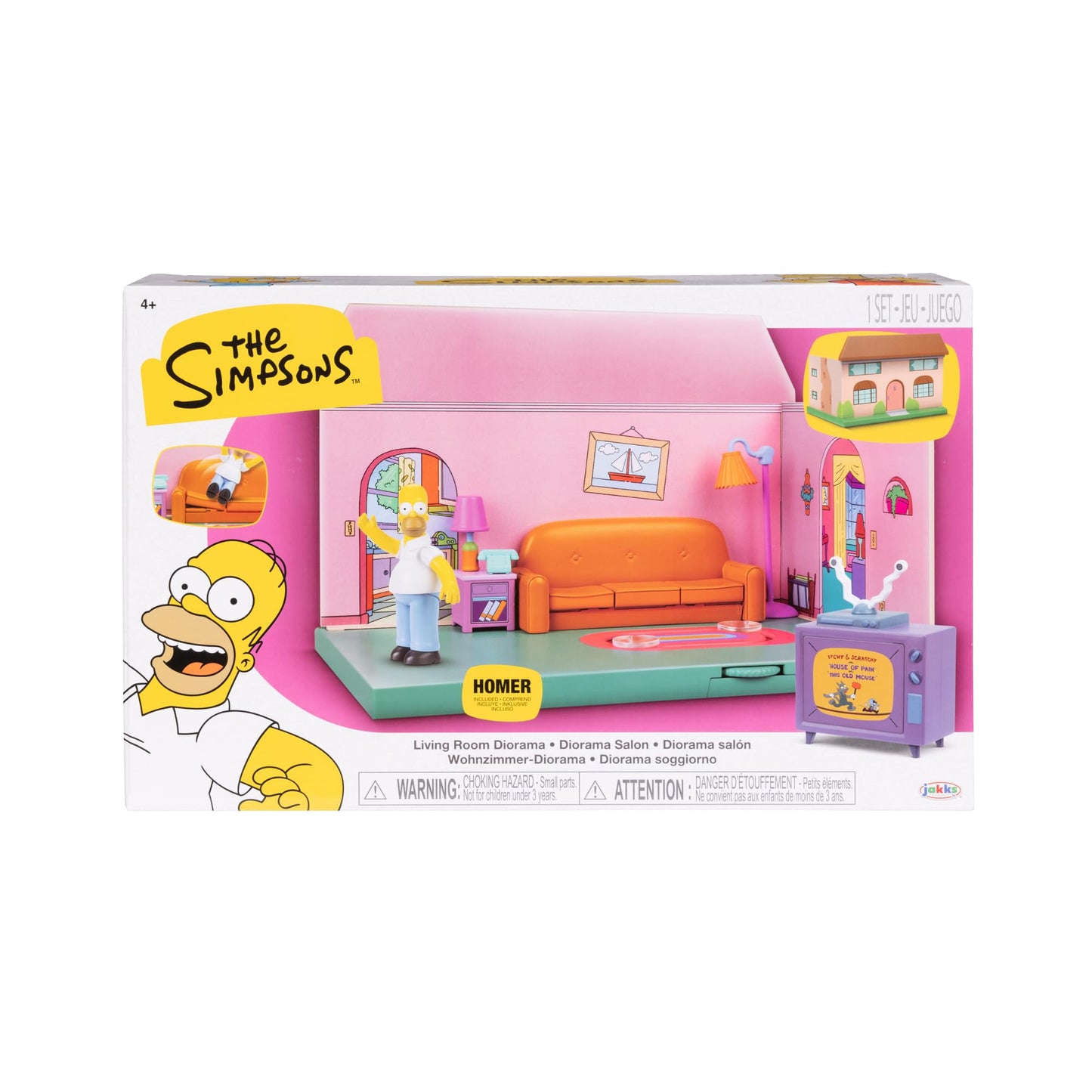 Jakks The Simpson Living Room Diorama