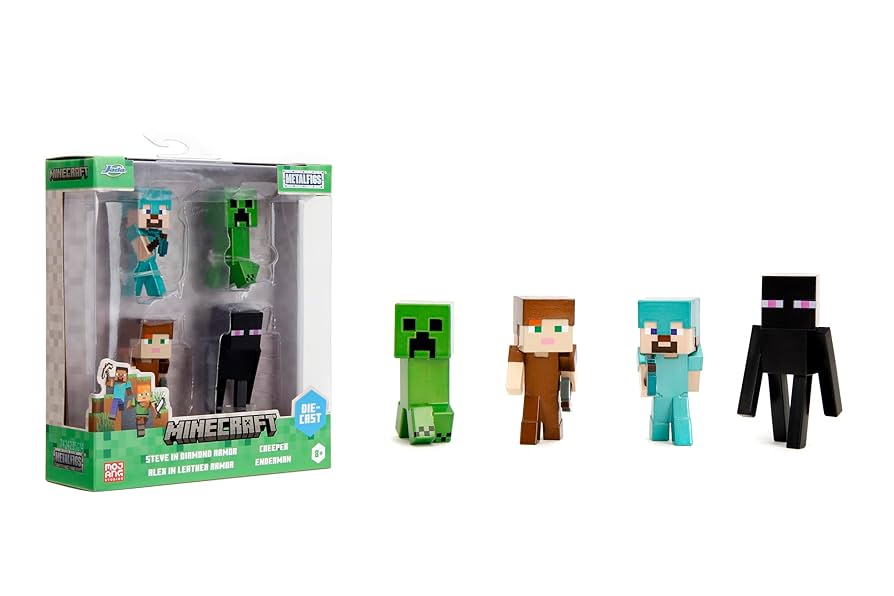 Jada Toys Metalfigs Minecraft v2 4pack