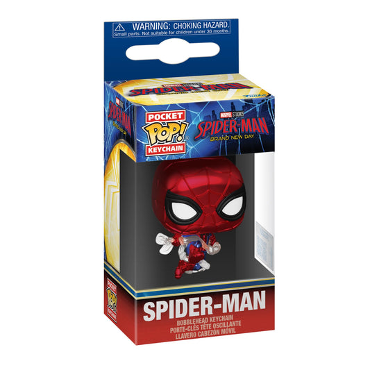 Llavero Funko Pop - Spider-man Brand New Day Metallic