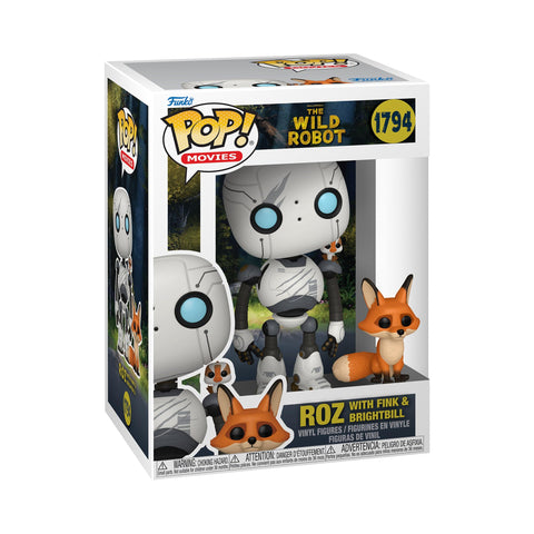 Funko POP The Wild Robot - Roz with Fink & Brightbill