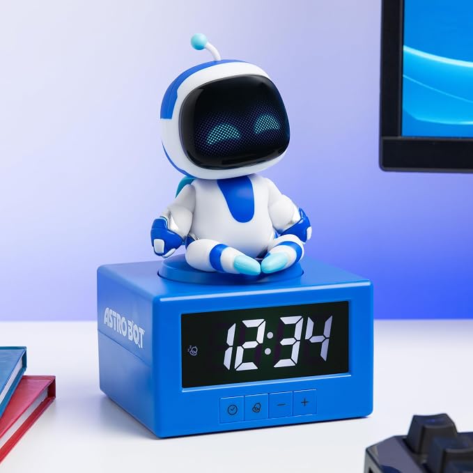 Astro Bot Icon Alarm Clock Paladone