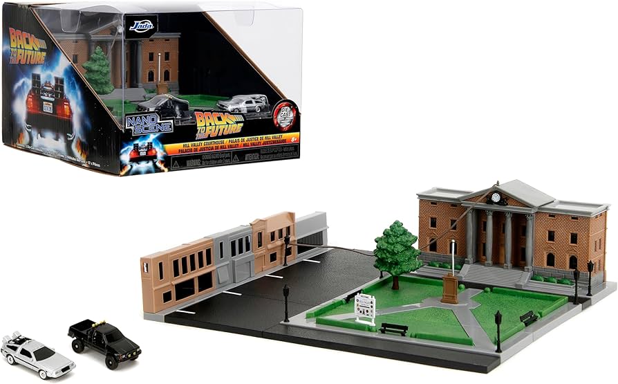 Jada Nanoescene Back to the Future - Hill Valley Courthouse Diorama