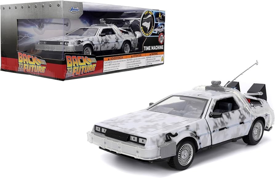 Jada Toys - Delorean (Frost Version) Volver al Futuro Escala 1:24
