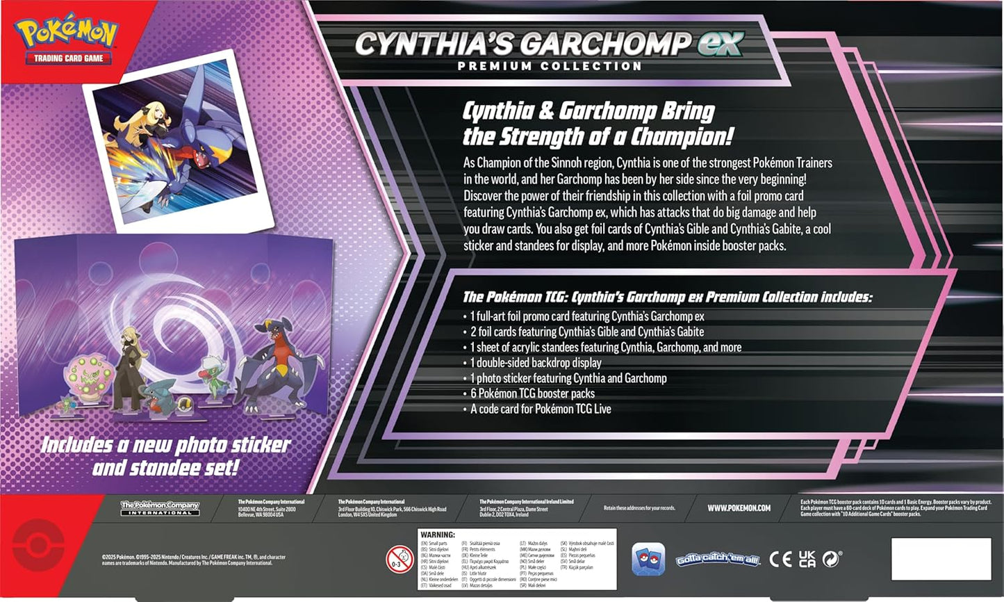 TCG Pokemon - Cynthia´s Garchomp EX Premium