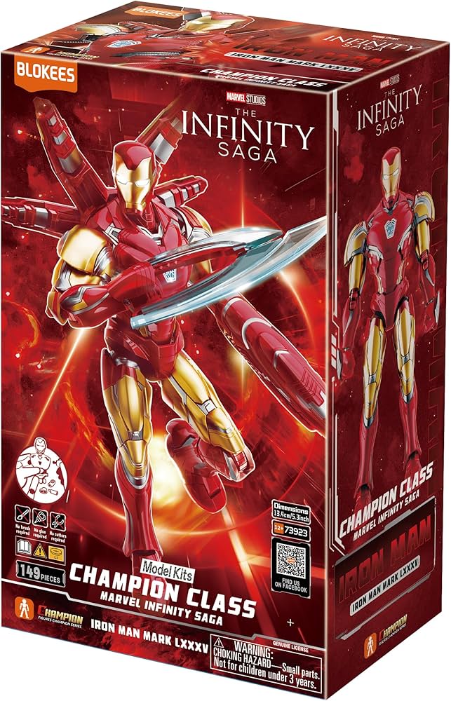 Blokees Model Kits - Champions Class Iron Man Mark LXXXV