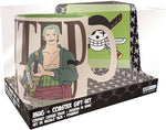 AbyStyle Set Vaso y Portavaso - Roronoa Zoro