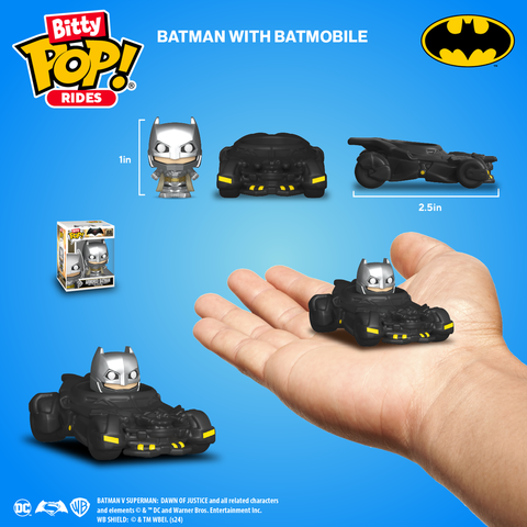 Funko Bitty POP Rides - Batman and Batmobile