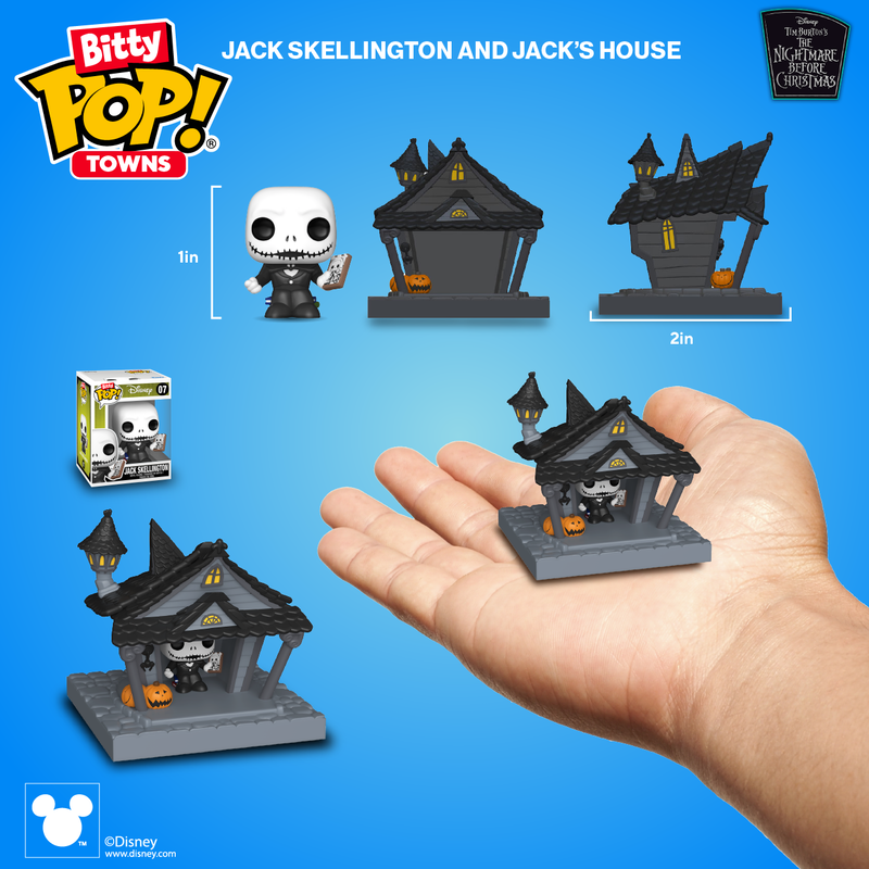 Funko Bitty POP Town - Jack skellington and Jack's House