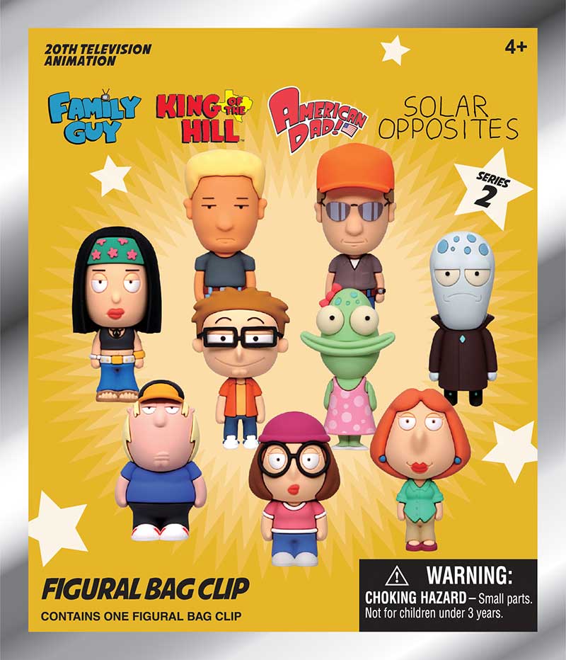 Figural Bag Clip - FX TV Animation Series 2