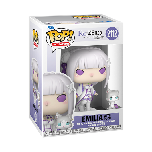 Funko POP RE:ZERO - Emilia with Puck #2112
