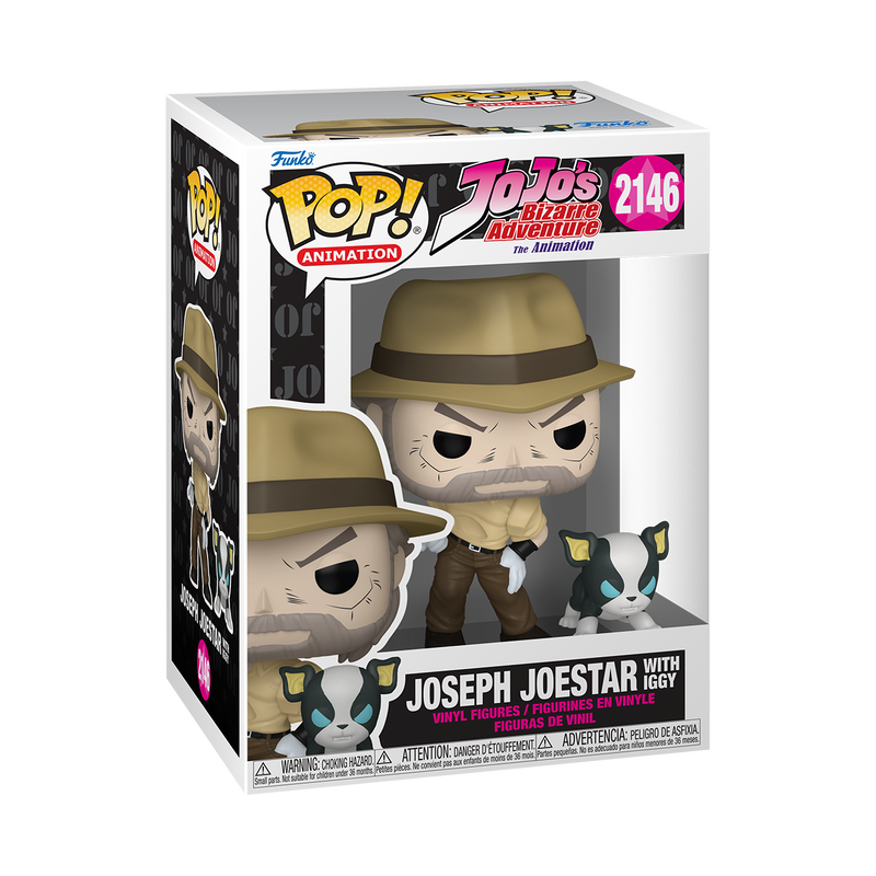 Funko Pop Jojos Bizarre Adventure - Joseph Joestar with Iggy