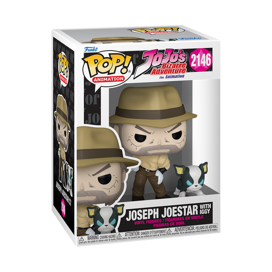 Funko Pop Jojos Bizarre Adventure - Joseph Joestar with Iggy