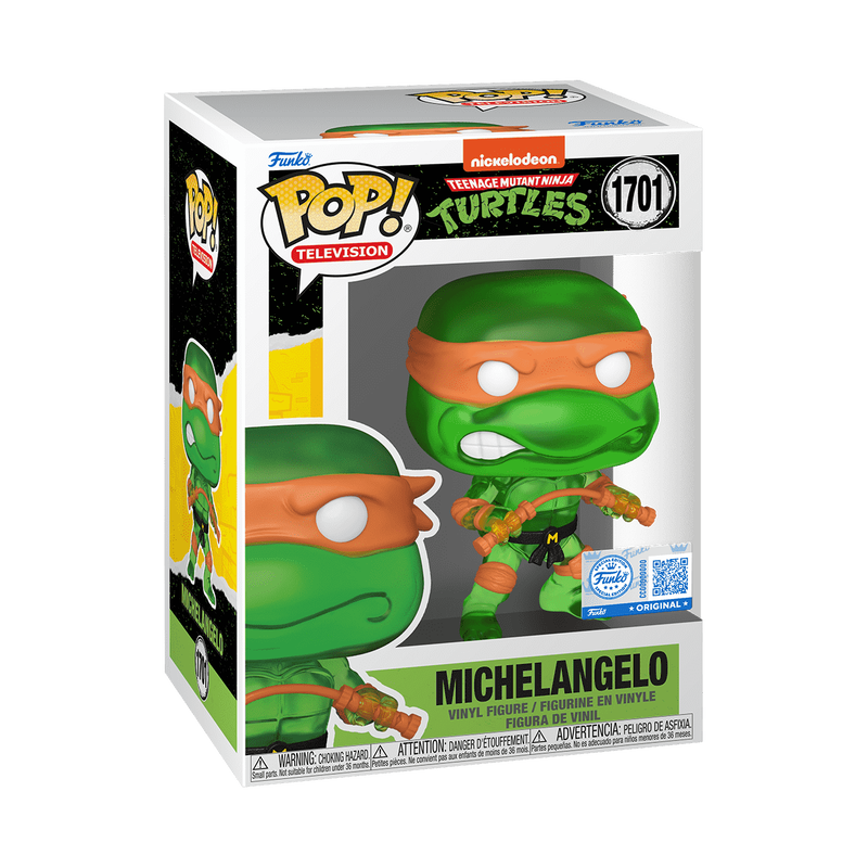 Funko POP TNMT - Michelangelo Translucent Green