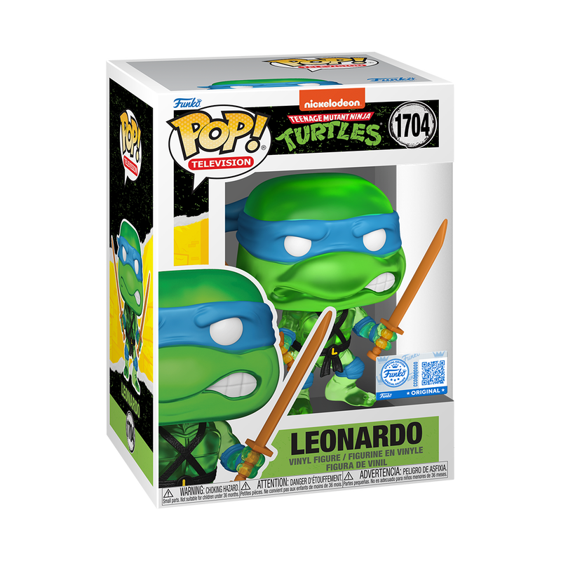 Funko POP TNMT - Leonardo Translucent Green