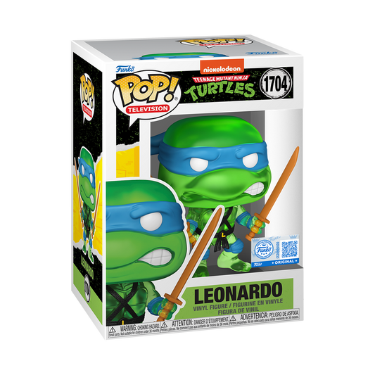 Funko POP TNMT - Leonardo Translucent Green